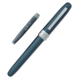 Platinum Plaisir Fountain Pen - Blue, Medium, with ink cartridge