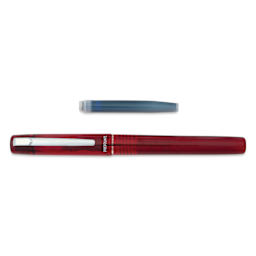 Platinum Prefounte Fountain Pen - Crimson Red, Fine, with ink refill cartridge