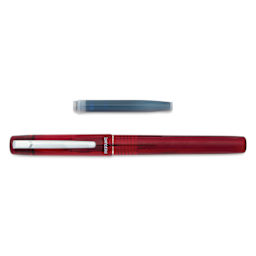 Platinum Prefounte Fountain Pen - Crimson Red, Medium, with ink refill cartridge