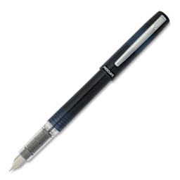 Platinum Prefounte Fountain Pen - Graphite Blue, Fine