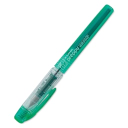 Platinum Preppy Fountain Pen - Green, Fine, cap on