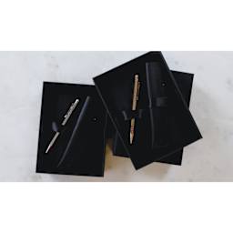 Caran d’Ache Ecridor Venetian Ballpoint Pens, cases laid out shwoing pen and cover inside