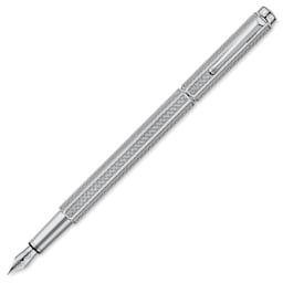 Caran d'Ache Milanese Mesh Fountain Pen - Broad (image shows a different size nib)