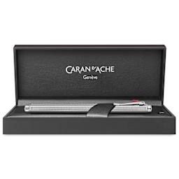 Caran d'Ache Milanese Mesh Fountain Pen - Broad, in packaging