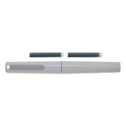 Sailor TUZU Adjust Fountain Pen - Gray, Medium, with replacement ink cartridges