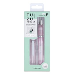 Sailor TUZU Adjust Fountain Pen - Glassy Crystal Cherry, Fine, front of packaging