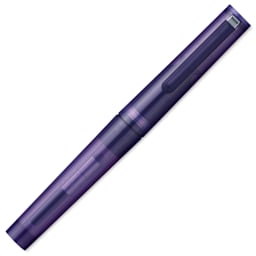 Sailor TUZU Adjust Fountain Pen - Translucent Violet, Medium, cap on