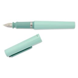 Sailor TUZU Adjust Fountain Pen - Green, Fine, cap off