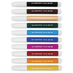 Caran d’Ache Swisscolor Aquarelle Maxi Markers - Assorted Colors, Set of 10