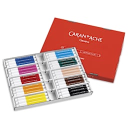Caran d’Ache Swisscolor Aquarelle Maxi Markers - Assorted Colors, Classpack, Set of 60
