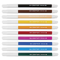 Caran d’Ache Swisscolor Aquarelle Markers - Assorted Colors, Set of 10