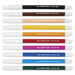Caran d’Ache Swisscolor Aquarelle Markers - Assorted Colors, Set of 10