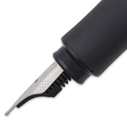 Faber-Castell 2011 Grip Fountain Pen - Classic Blue, close-up of the Medium nib