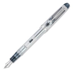 Pilot Custom 74 Fountain Pen - Clear, Medium, cap off