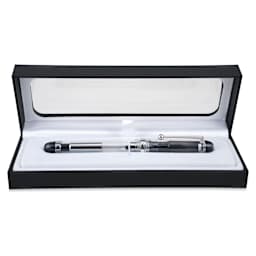 Pilot Custom 74 Fountain Pen - Clear, Broad, in packaging