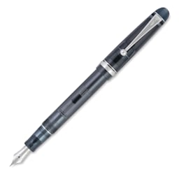 Pilot Custom 74 Fountain Pen - Smoke, Broad, cap off