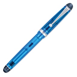 Pilot Custom 74 Fountain Pen - Blue, Fine, cap on