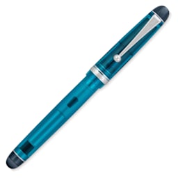 Pilot Custom 74 Fountain Pen - Teal, Extra-Fine, cap on