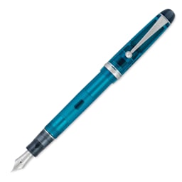 Pilot Custom 74 Fountain Pen - Teal, Extra-Fine, cap off