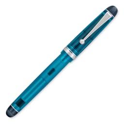 Pilot Custom 74 Fountain Pen - Teal, Medium, cap on