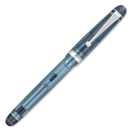 Pilot Custom 74 Fountain Pen - Bluestone, Broad, cap on