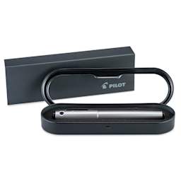 Pilot Explorer Fountain Pen - Silver, carrying case