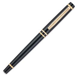 Pilot Grance Fountain Pen - Black, cap on (image may show a different size nib)