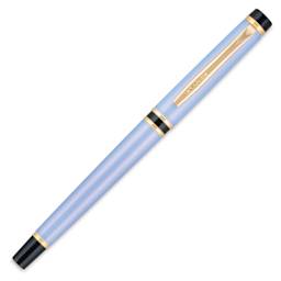 Pilot Grance Fountain Pen - Light Blue, cap on