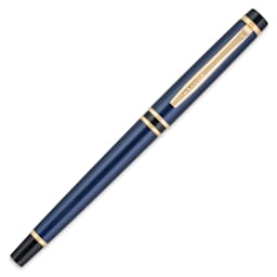 Pilot Grance Fountain Pen - Navy, cap on