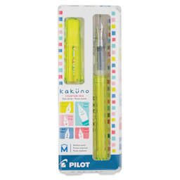 Pilot Kakuno Fountain Pen - Green, Medium Nib, in package