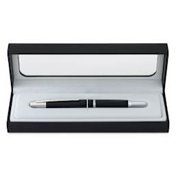 Pilot Vanish Point Decimo Fountain Pen - Black, Fine, inside the case