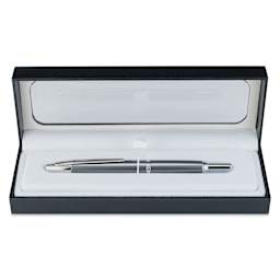 Pilot Vanish Point Decimo Fountain Pen - Dark Gray, Medium, inside of the packaging