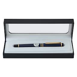 Pilot Vanish Point Decimo Fountain Pen - Navy, Fine, inside of the packaging