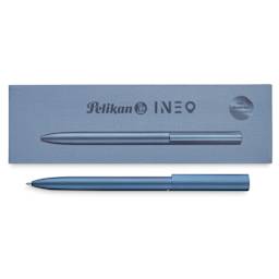 Pelikan Ineo Ballpoint Pen - Ocean Blue with case