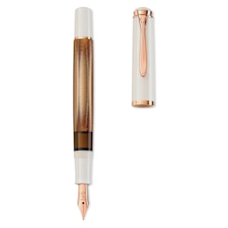 Pelikan M200 Fountain Pen - Copper, cap off