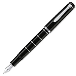 Pelikan M215 Fountain Pen - Black, Fine Nib (image may show a different size nib) 