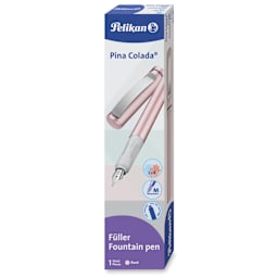 Pelikan Pina Colada Fountain Pen - Rose Metallic, Medium Nib packaging