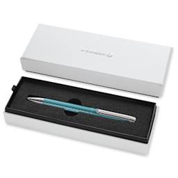 Pelikan Pura Ballpoint Pen - Turquoise in case