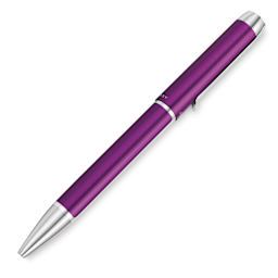 Pelikan Pura Ballpoint Pen - Purple back of pen
