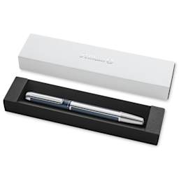 Pelikan Pura Fountain Pen - Petrol, in packaging