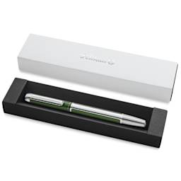 Pelikan Pura Fountain Pen - Deep Green, in packaging