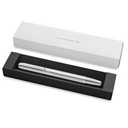 Pelikan Pura Fountain Pen - Silver, in packaging