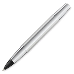 Pelikan Pura Rollerball Pen - Silver with cap off