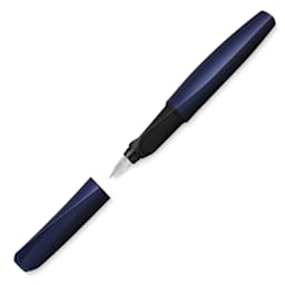 Pelikan Twist Fountain Pen - Night Breeze, Medium Tip, pen and cap