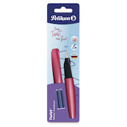 Pelikan Twist Fountain Pen - Fresh Melon, Medium Tip, front of the packaging