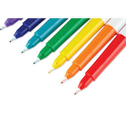 Crayola Ultra Fine Point Doodle Markers - Set of 12, close up of nibs