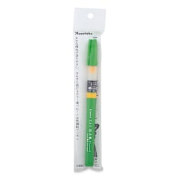 Kuretake Cambio Tambien Brush Pen - Sap Green - front of packaging
