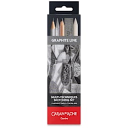 Caran d'Ache Graphite Line Multi-Techniques Sketching Set (front of package)