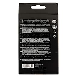 Faber-Castell Black Edition Grip Fineliners - Assorted Colors, Set of 10, back of the packaging