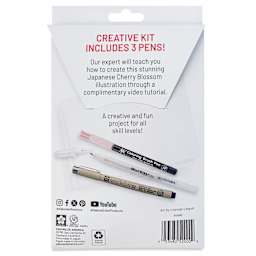 Sakura Creative Kit - Cherry Blossom, back of the packaging